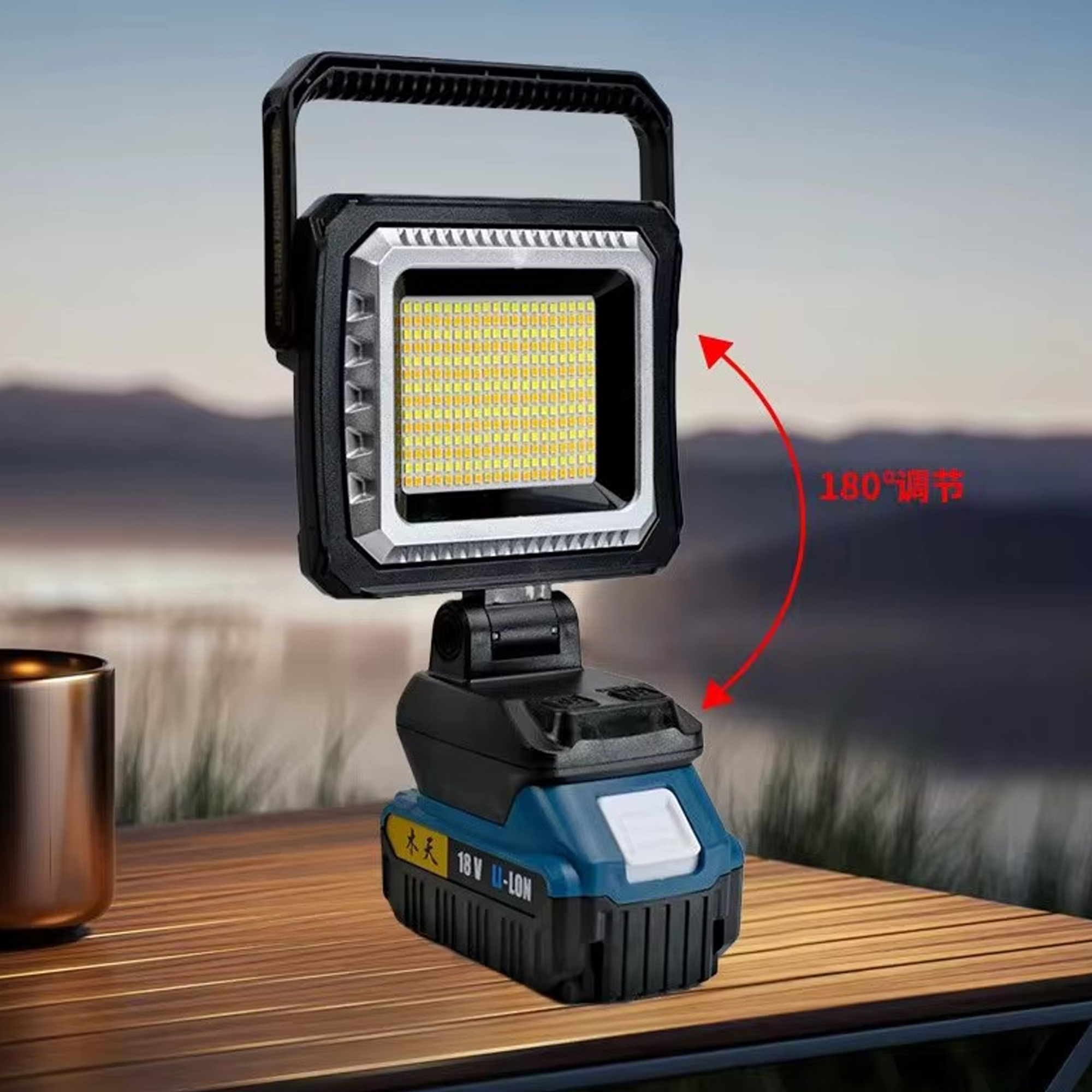 Reflektor LED Profesional me Bateri 18V