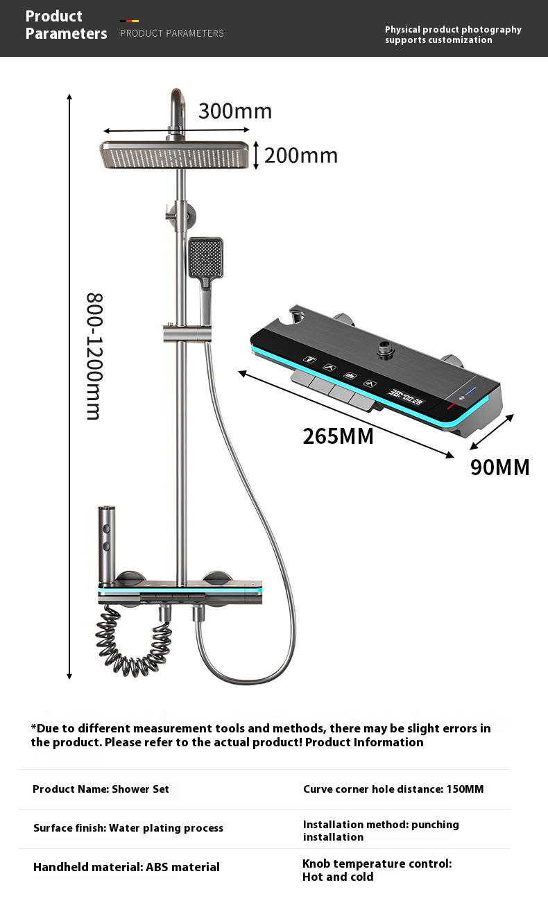 Dush për banjo piano shower