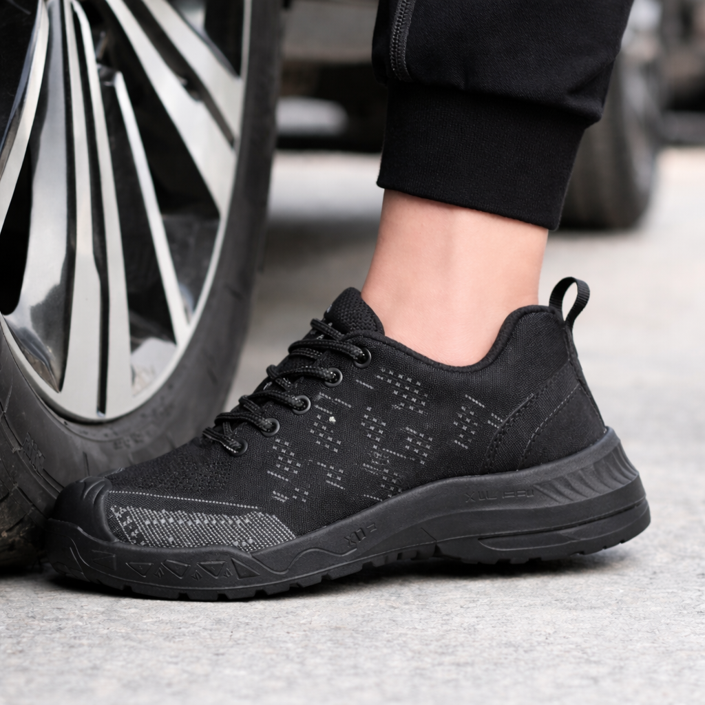 Atlete pune me hekur para ‘Safety shoes’