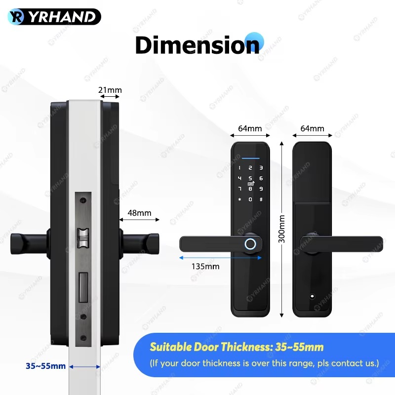 Dorezë smart për derë me shenjë gishti