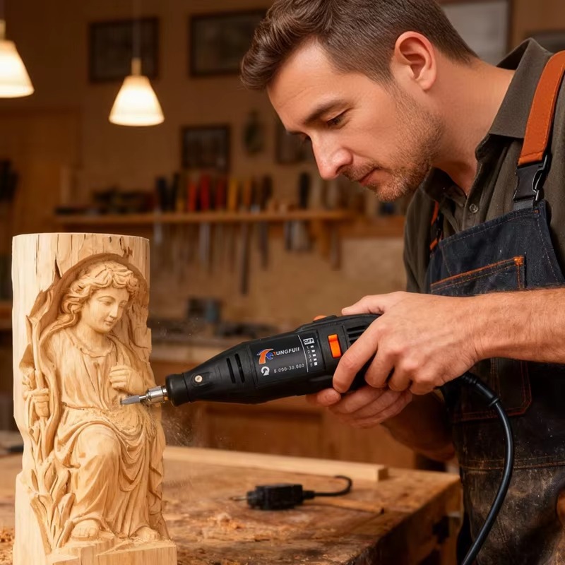 Mini gravues elektrik me aksesorë