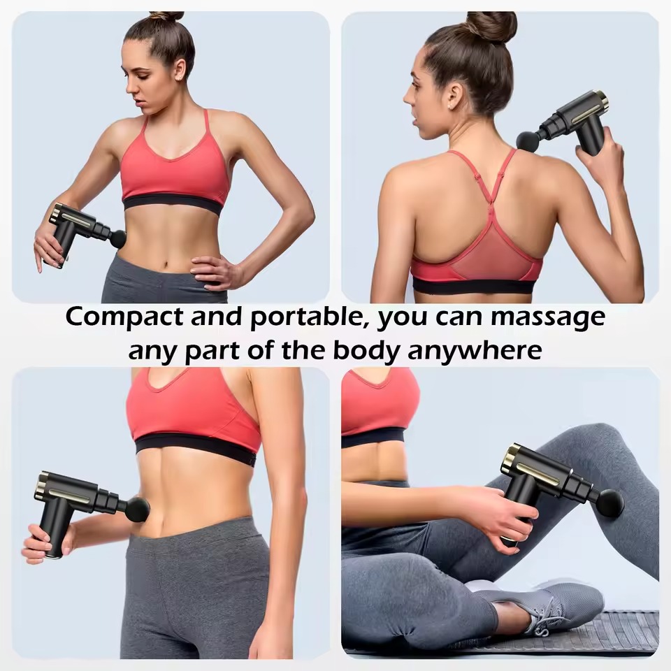 Masazhues elektrik “Massage Gun” me koka të ndërrueshme