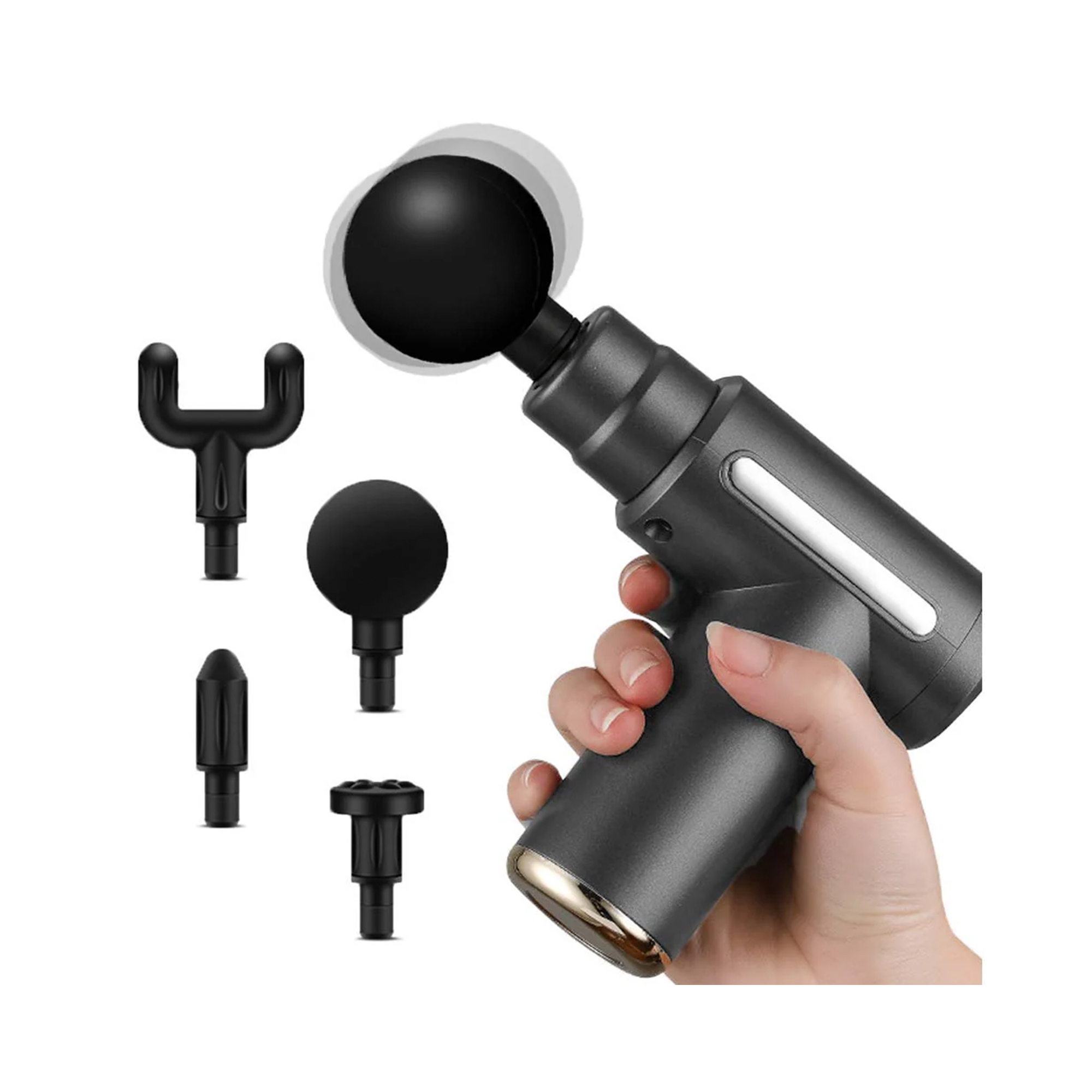 Masazhues elektrik “Massage Gun” me koka të ndërrueshme