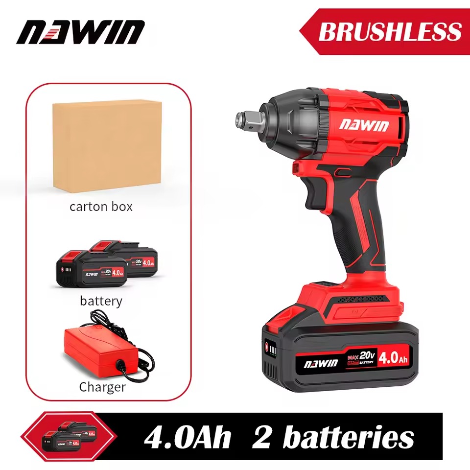 Pistoletë elektrike për bulona (Rrotake) me 2 bateri 20V