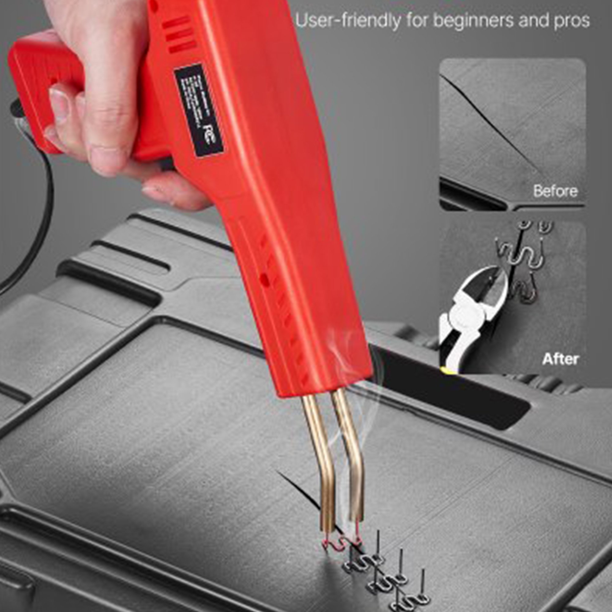 Saldatore për plastikë me kapëse